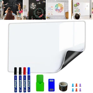 Magnetic White/Black board Dry Wipe boardNotice suitable for Office School Home - Picture 1 of 22