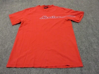 Camisa Nautica Adulto Mediana Roja Manga Corta Algodón Spellout * Foto 1 de 4