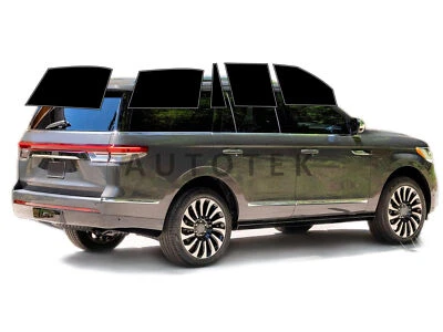 Película de ventana precortada en todos los lados cualquier tono para Lincoln Navigator L 2018-2025 Foto 1 de 4