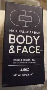 3.53 oz JJBIO NATURAL SOAP BAR BODY & FACE Natural Soap Body Wash Scrub - Picture 1 of 3