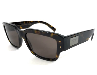 Dolce & Gabbana Sunglasses DG4483 502/73 Tortoise Rectangle Frames Brown Lenses - Image 1 of 4
