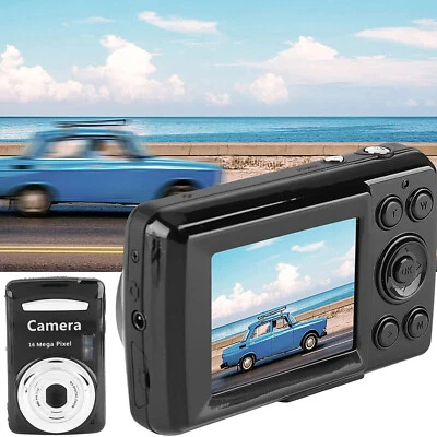 Digitalkamera 720P HD Kompaktkamera 16MP Mini-Videokamera 2,4" LCD Fotokamera - Bild 1 von 4