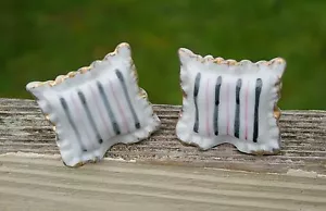 Juego de agitadores de almohada de sal y pimienta con corchos blanco negro rosa dorado color Japón - Imagen 1 de 1