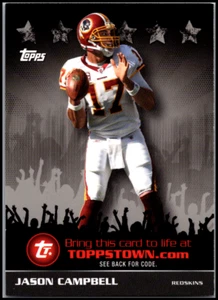 2009 Topps ToppsTown Silver  #TTT12 Jason Campbell FREE SHIPPING! - Picture 1 of 2