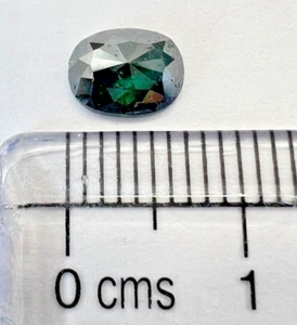 0.83 Cts Natural Loose Blue Colour Oval Shape Polished Diamond - Picture 1 of 10