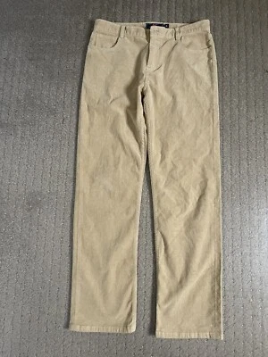 Pantalones informales elásticos de pana caqui Vineyard Vines Shep & Ian para mujer talla 16” Foto 1 de 4