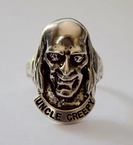Sterlingsilber ONCLE CREEPY RING Neu Comic Corp 2007 NEU 1/2 + Unze!!! Kostenloser Versand - Bild 1 von 10