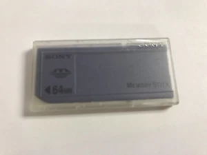 Genuine Sony 64MB excellent Memory Stick Card MSA-64A NON-PRO NON-MagicGate - Picture 1 of 3