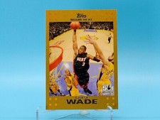 DWYANE WADE 2007-08 Topps Gold Parallel