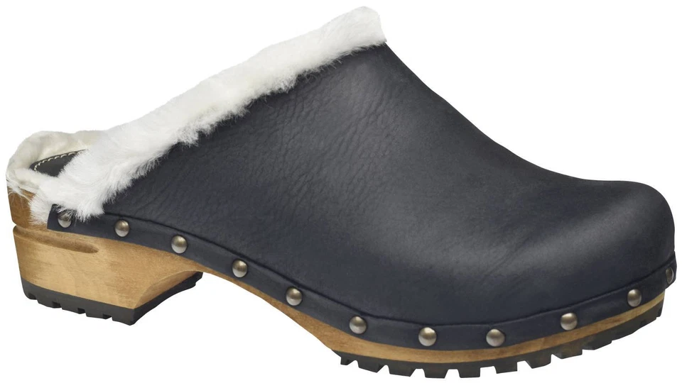 Sanita Wood Hese Damen Clogs | Hausschuhe | Gartenschuhe | Geöltes Leder - NEU - Bild 1 von 1