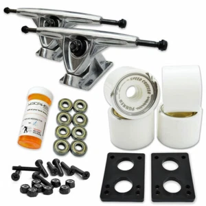  HD7 Longboard Combo Set - Polished Trucks (Solid White) - Bild 1 von 1