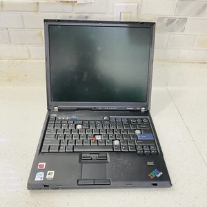 IBM Lenovo ThinkPad T60p 2.0GHz Duo HDD UXGA/FHD+ 1600x1200 Untested AS IS - Picture 1 of 22