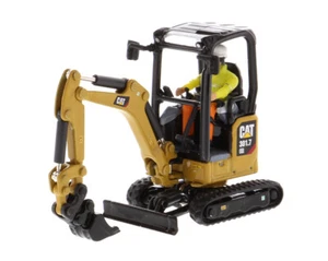 1/50 CAT Caterpillar 301.7 CR Diecast Masters 85597 Mini Hydraulic Excavator Car - Picture 1 of 9