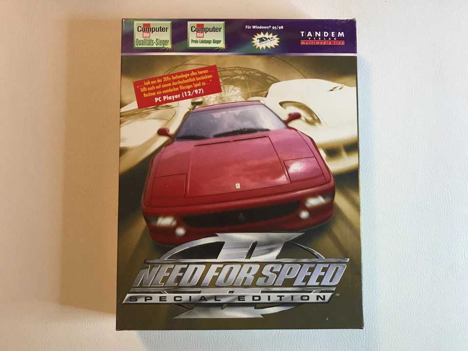 Need For Speed II - Special Edition - PC - Big Box - Klassiker - Bild 1 von 4