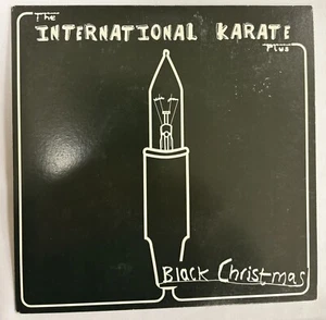 The International Karate Plus Black Christmas (PS) Vinyl 7" Single Indie Rock - Picture 1 of 3