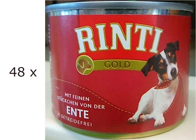 (EUR 6,75 / kg)  RINTI Gold mit feinen Stückchen von der Ente: 48 x 185 g - Bild 1 von 4
