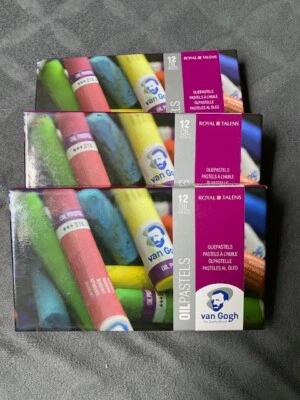 Royal Talens Van Gogh Oil Pastels Set, 12ct (3 pack) - Image 1 of 3