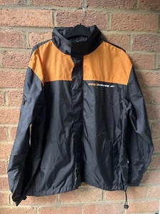 Orange Arrows F1 Team Formula One 2002 Packable Jacket Rain Coat Size Large L - Picture 1 of 12