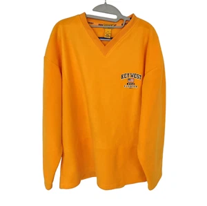 EXIST Key West Florida Bright Yellow Fleece Pullover, Size  XL - Picture 1 of 3