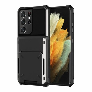 For Samsung S20 S21Ultra S10e S9S8 Note8 910 Shockproof Hybrid Card Holder Case 