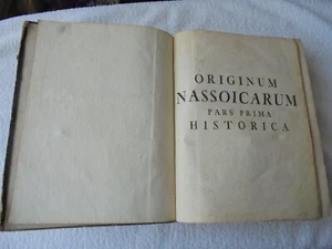 ORIGINUM NASSOICARUM PARS PRIMA HISTORICA / PARS ALTER - Bild 1 von 12