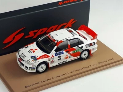 MITSUBISHI LANCER EVO III #3 Burns 2nd Rally Hong Kong Beijing 1996 - 1/43 CHISPA Foto 1 de 4