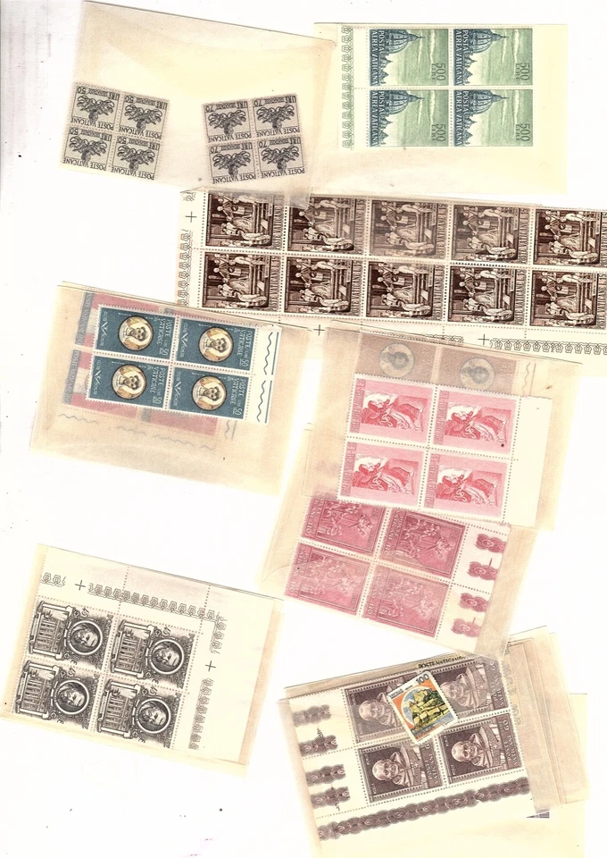Vatican stamps Dealer lot of  blocks and sheets mnh   cv 556.00 (mb25 - Image 1 of 4
