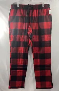 Old Navy Women’s XLT Tall Buffalo Red Check Cotton Flannel PJs Lounge Pants New - Picture 1 of 4