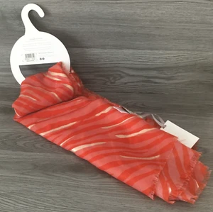 Sciarpa scialle Katie Loxton graziosa zebra rossa 100% poliestere avvolgente - Foto 1 di 7