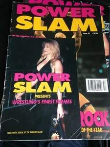 Revista WWE Power Slam # 57 Steve Austin WWF Wrestling Magazine con suplemento - Imagen 1 de 4