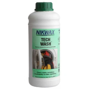Nikwax Tech Wash 1L Non-Detergent Cleaner for wet weather clothing & equipment - Afbeelding 1 van 1