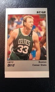Larry Bird Boston Celtics 1991 Star Company Proof Career Stats Silver RARE ODD - Picture 1 of 2