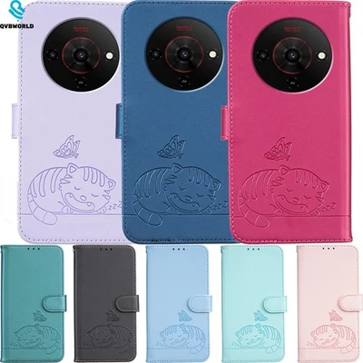 Case for ZTE Blade A76 A56 A36 A35E A75 A35 A73 Leather Wallet Case Stand Cover - Image 1 of 4