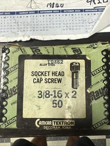 Camcar Hex Socket Head Cap Screw 3/8 - 16x2 (box of 37) - Picture 1 of 2