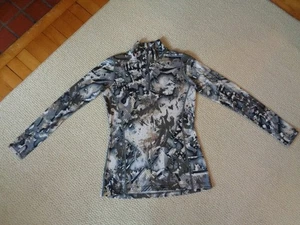 SKRE Gear Merino Wool 1/4 Zip Mockneck Top in Solace/Black/Gray/Brown/Tan Size M - Bild 1 von 15