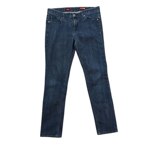 Y2K Express Mia Ultra Skinny Jeans Stretch Dark Wash 8S - Picture 1 of 7