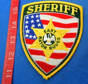 Louisiana -East Baton Rouge Sheriff, 4-3/4" Vintage Police Cloth Patch - Picture 1 of 2