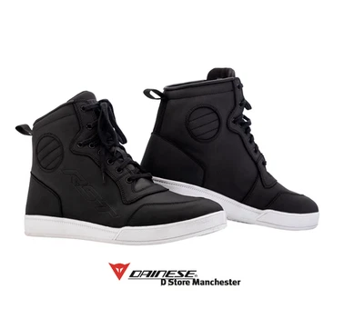 RST HiTop Moto Damas Zapatilla Impermeable Negra Urbana Ciudad Lowride Motocicleta... Foto 1 de 4