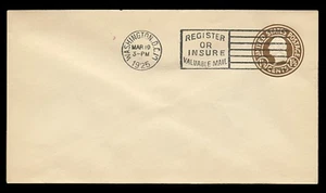 U481 1/2c WASHINGTON, DIE 1, FDC (Gr. 10, Wmk. 27) - UNADRESSIERT - Bild 1 von 2