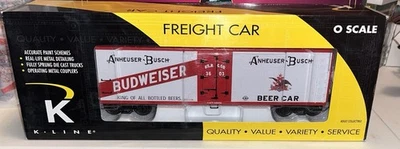 K-Line Budweiser Beer Wood Sided Reefer Car  O Scale K762-5603 #3603 - Image 1 of 3