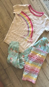 LITTLE GIRLS THREE PIECE PAJAMA SET SZ 6 - Picture 1 of 3