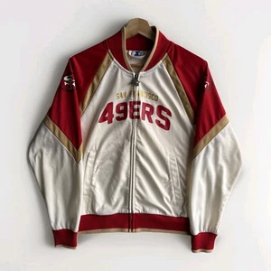 Vintage Starter NFL San Francisco 49ers Fleece Lined Track Jacket Women's Small - Picture 1 of 9