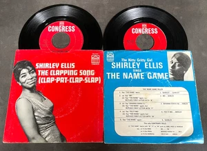 2x 7" Shirley Ellis - The Clapping Song / The Name Game - US Congress - Photo 1/1
