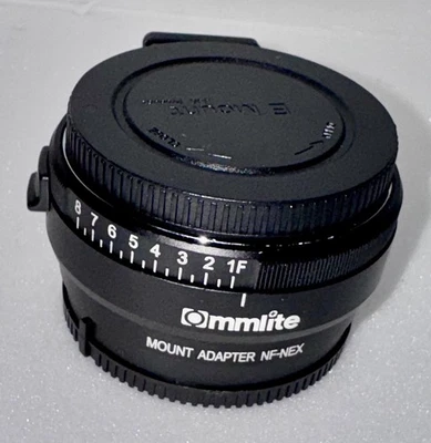 Commlite CM-NF-NEX Lens Adapter For Nikon Lens To Sony E Mount - Image 1 of 3