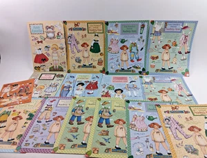 Mary Engelbreit Paper Dolls 15 Sheets Uncut Paper Dolls Audrey Ann Estelle - Picture 1 of 10