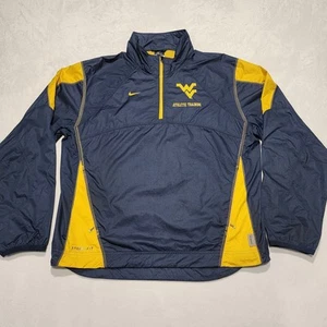 Nike Storm Fit West Virginia Mountaineers Fußballjacke Herren S 1/4 Zip Pullover - Bild 1 von 18