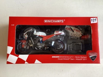 Minichamps Modell 1:12 Ducati Desmosedici Hector Barbera Moto GP 2001 OVP neu ! - Bild 1 von 4