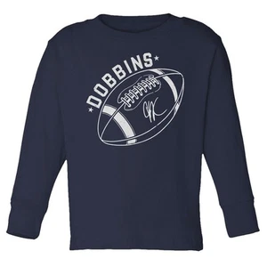 Dobbins Ball Denver Support - Football Fans Inspired Toddler Long Sleeve TShirt - Picture 1 of 2