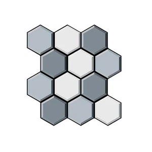 3D Selbstklebend Mauer Fliese Aufkleber Küche Mosaik Ölbeständig Wasserdicht - Bild 1 von 13