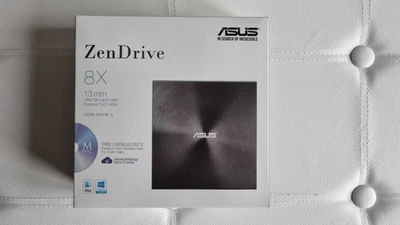 ASUS ZenDrive U7M SDRW-08U7M-U External Ultra-Slim DVD Rewriter - Black - Image 1 of 4